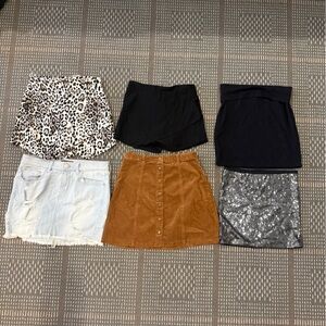 Bundle - 6 Women’s Skirts (Small)